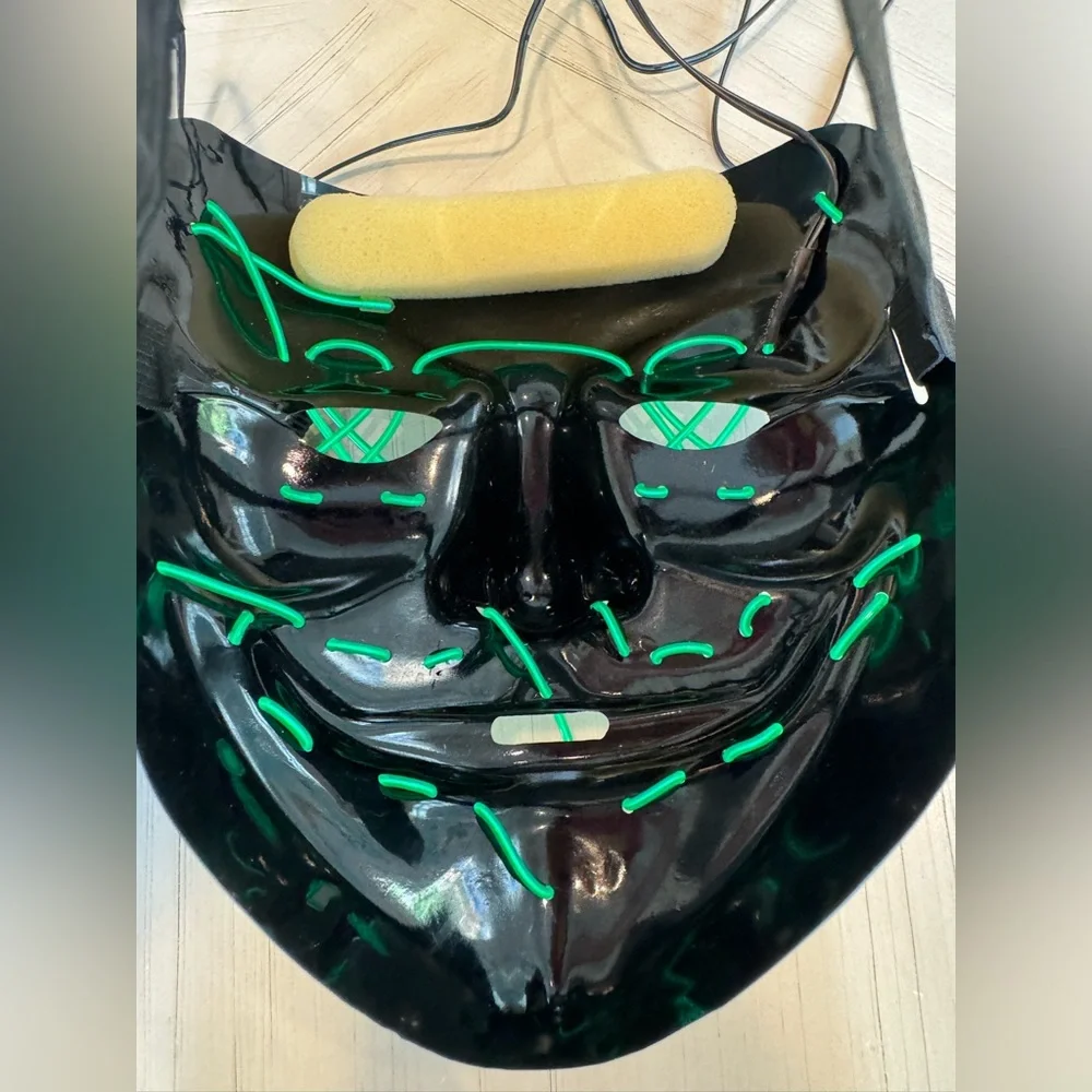 Sago Brothers LED Light-Up Mask – Halloween Costume Mask